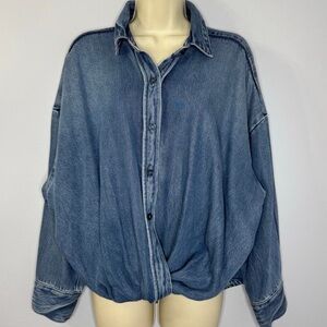 YFB Blue Denim Large top